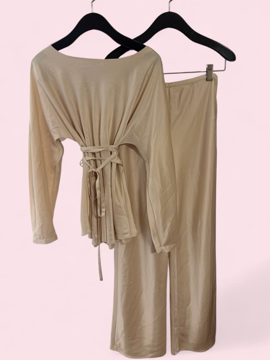 Reformation Aubrey Satin Two Piece Set — image 4 of 6